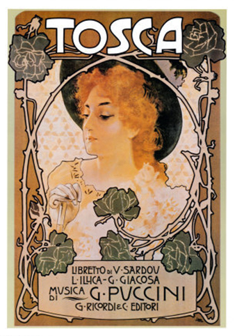 Tosca - Copertina del libretto